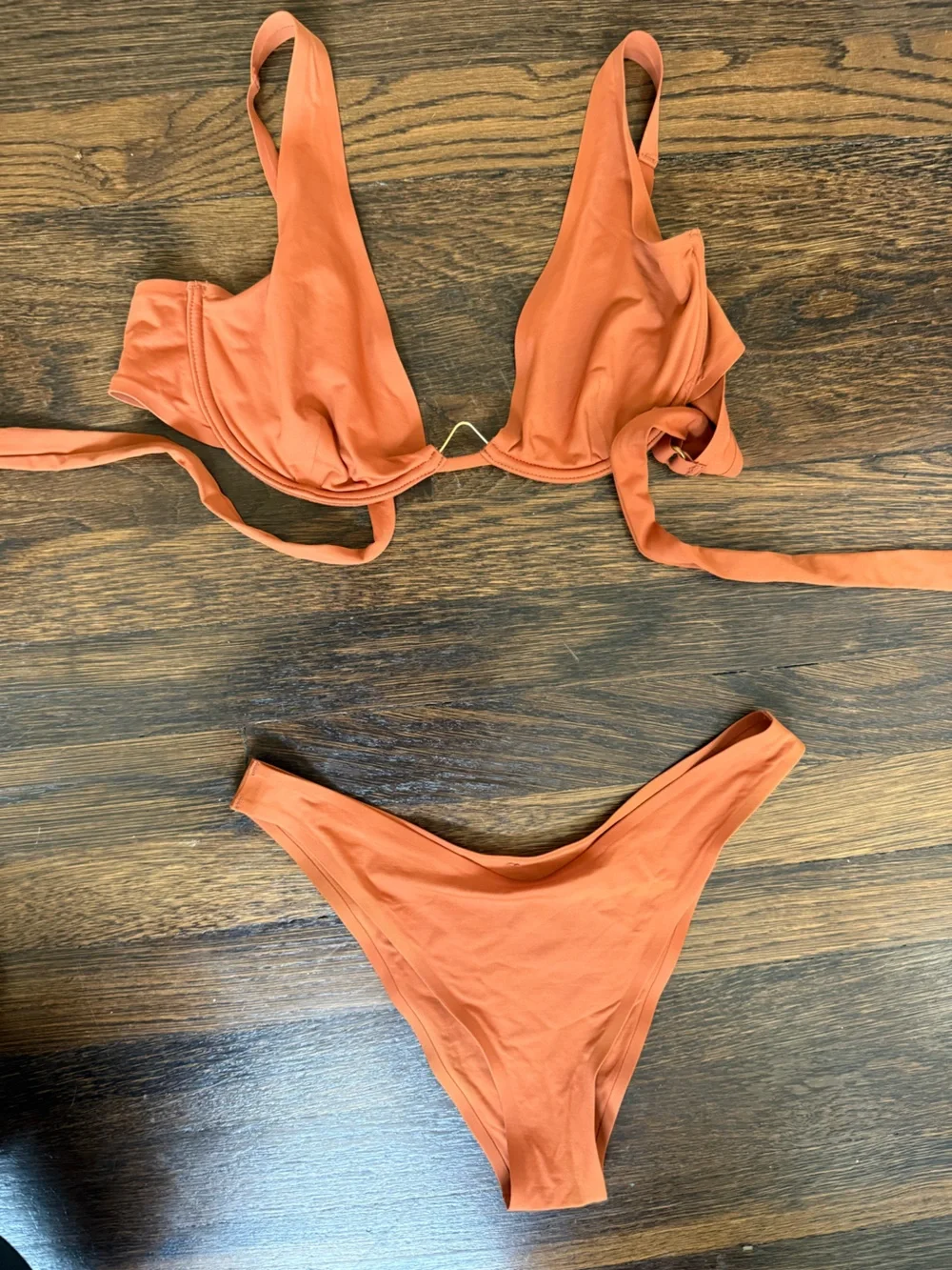 L*Space Swim | Rust Orange Bikini Set - Two Piece Swimwear